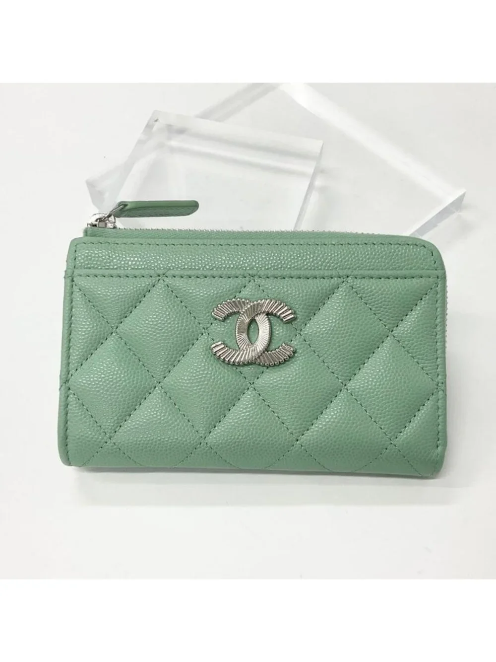 Chanel Quilted CC Logo Fragment Case Card